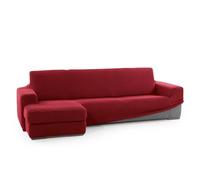 SOFASKINS® copridivano chaise longue super elasticizzato, copridivano braccio sinistro corto, design esclusivo, copridivano resistente, dimensioni compatibili divano (210-340 cm), Colore Rosso