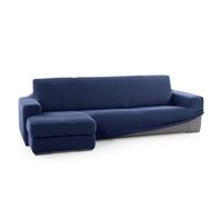 SOFASKINS®copridivano chaise longue super elasticizzata, braccio sinistro corto, design esclusivo, resistente, dimensioni compatibili divano (210-340 cm), Colore Marino