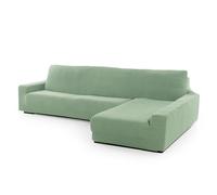 SOFASKINS® copridivano chaise longue super elasticizzato, copridivano braccio destro lungo, design esclusivo, copridivano resistente, dimensioni compatibili divano (210-340 cm), Colore Turchese