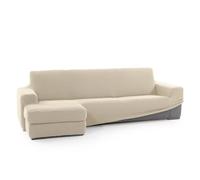 SOFASKINS® copridivano chaise longue super elasticizzato, copridivano braccio sinistro corto, design esclusivo, copridivano resistente, dimensioni compatibili divano (210-340 cm), Colore Beig