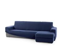 SOFASKINS® copridivano chaise longue super elasticizzato, copridivano braccio destro corto, design esclusivo, copridivano resistente, dimensioni compatibili divano (210-340 cm), Colore Marino