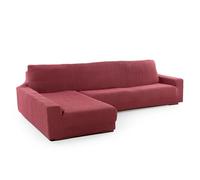 SOFASKINS®copridivano chaise longue super elasticizzata, braccio sinistro lungo, design esclusivo, resistente, dimensioni compatibili divano (210-340 cm), Colore Fuxia scura