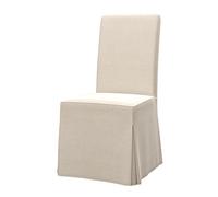 Soferia Fodera di ricambio compatibile per HENRIKSDAL sedia, lunga, tessuto Elegance Creme, ecru