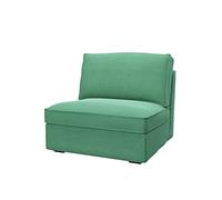 Soferia Fodera di ricambio compatibile per KIVIK divano a 1 posti, tessuto Elegance Mint, verde