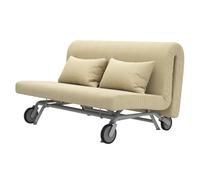 Soferia Fodera di ricambio compatibile per PS divano letto a 2 posti - tessuto Ribera Beige (velluto a coste, idrorepellente, lavabile in lavatrice)