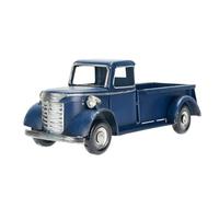 SOFFEE DESIGN 10 "Veicoli da collezione Classic Truck, Pick-up Modello Decorazioni in ferro, Figurina da collezione Desktop Car Wine Holder per la decorazione della casa, blu scuro