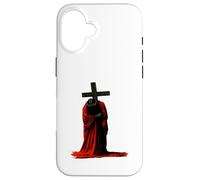 Sofferente Messia Art | Dark Christian Symbolic Design Custodia per iPhone 16