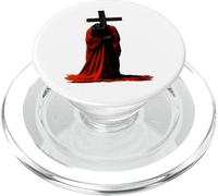 Sofferente Messia Art | Dark Christian Symbolic Design PopSockets PopGrip per MagSafe