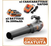 Soffiafoglie a Batteria Soffiatore di Foglie Elettrico con Batteria SENZA FILI
