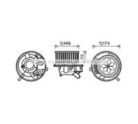 Soffiante Interna Finale Plastica per VW Golf V Audi Tt Roadster 8J9 A3