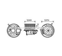 Soffiante Interna Finale Plastica per VW Golf V Seat Altea 5P1 5P5 5P8
