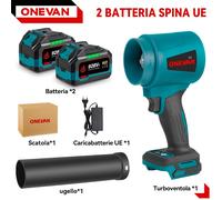 Soffiatore a batteria 4000w Turbo Blower Elettrico Senza Spazzole Per Makita 18V