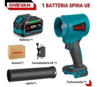 Soffiatore a batteria 4000w Turbo Blower Elettrico Senza Spazzole Per Makita 18V