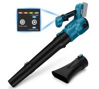 Soffiatore a batteria compatibile con Makita da 18 V, soffiatore a batteria brushless, per pulire in ambienti esterni, per la cura del prato, soffiatore di foglie, batteria per terrazze, prato, bolle
