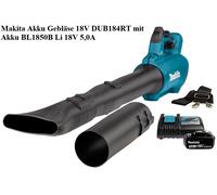 Soffiatore a batteria Makita 18V DUB184RT con batteria BL1850B Li 18V 5,0A NU...