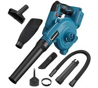 Soffiatore a batteria per Bosch Professional 18 V, batteria 2 in 1, soffiatore elettrico a mano e aspirapolvere, adatto per spazi di vialetti, terrazze e rimozione della neve... (senza batterie)