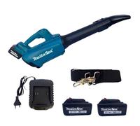 Soffiatore a Batteria per Giardino, Soffiatore Elettrico con 2 Batterie 4.0Ah, Potente Soffiafoglie, con 6 Velocita Variabili per la Cura del tuo Giardino.