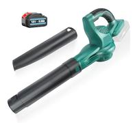 Soffiatore a Batteria per Makita,Soffiatore Elettrico da 350 W,15000 giri al Minuto con 2 ugelli con Batteria da 5,5 Ah