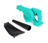 Soffiatore a Batteria,Soffiatore Foglie Cleaner Computer Aria Ventilatore elettrico polvere Blowing collettore di polveri Air Blower 220V for Makita 18V batteria(Blue)