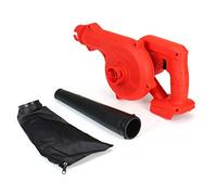 Soffiatore a Batteria,Soffiatore Foglie Cleaner Computer Aria Ventilatore elettrico polvere Blowing collettore di polveri Air Blower 220V for Makita 18V batteria(Red)