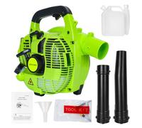 Soffiatore a benzina, 2 tempi, 26 cc, soffiatore per foglie a benzina, con spallacci imbottiti, soffiatore a foglia per bolle foglie, cura del prato, polvere, soffiatore di neve