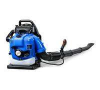 Soffiatore a gas da 75,6 cc: soffiatore a benzina a 4 tempi ad alta potenza con flusso d'aria 750 CFM e velocità del vento di 205 mph, per la cura del prato, la rimozione delle foglie e la neve blu