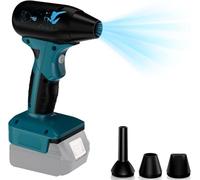 Soffiatore a getto d'aria per Bosch Professional 18 V GBA, 130000 giri/min, compressore ad aria compressa senza spazzole, 4 marce, regolabile, mini ventilatore per giardino, tastiera, cortile, auto