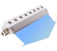 Soffiatore a lama d'aria, lama per rimozione polvere in lega di alluminio resistente con interfaccia filettatura da 1/4" per uso industriale con compressore d'aria