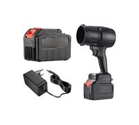 Soffiatore a mano senza fili, soffiatore e depolveratore d'aria 6000 mAh per la pulizia del cortile, 19000 giri/min, senza cavo, per la pulizia domestica, giardino, prato cortile, campeggio interno