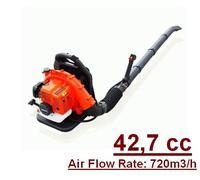 Soffiatore a scoppio 42,7cc a spalla/zaino