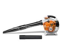 Soffiatore a scoppio Stihl BG 86 grandi superfici con bocchetta tonda e piatta.