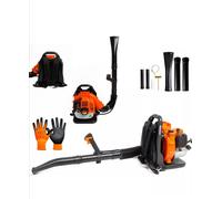 Soffiatore a zaino motore a scoppio 43cc e 1,25kw potenza velocita' regolabile