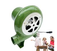 Soffiatore AC/DC - Manovella fabbro Forgia Soffiatore | Soffiatore Di Forgia | Soffiatore Elettrico A Velocità Variabile | Gonfiatore D'aria Ventilatore Barbecue | Mini Black Forge Blower | Soffiatore