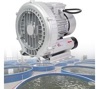 Soffiatore ad anello a vortice da 1200 W per aerazione per laghetti di pesce, pompa ad aria elettrica e ventilatore centrifugo, soluzione di pompaggio dell'acqua e aerazione (350W/0.47HP)