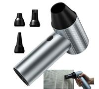 Soffiatore ad aria ricaricabile - Scopa ad alta velocità, dispositivo di rimozione della pioggia e della neve, design leggero e portatile con motore brushless, gadget efficiente per tastiera del