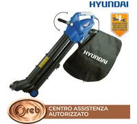 HYUNDAI 35820 Aspiratore soffiatore trituratore elettrico GY8900 3000 W 300 Km/h
