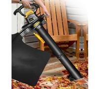 Soffiatore aspiratore per foglie 3 in 1 - Regolazione a 6 velocità, Soffiatore elettrico per foglie da giardino da 3800 W - Con grande sacco di raccolta da 40 litri, tracolla, pulitore da giardino a