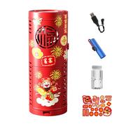 Soffiatore automatico portatile, macchina per bolle per feste, facile da disastro, perfetta per decorazioni per feste di Capodanno cinese, compleanni, matrimoni, celebrazioni divertenti