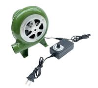 Soffiatore Barbecue, Ventilatore Elettrico Regolabile 12 V, Dispositivo Doppia Alimentazione AC DC, Mini Soffiaggio Forgia Artigianale, Strumento Accensione Carbonio, Motore Silenzioso Compatto