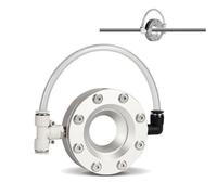 Soffiatore Coltello ad Aria Ad Anello, Coltello ad Aria 360°, Montaggio Diviso, Spazzola Aria Alta Velocità 8-203mm, per Asciugatura Tubi Cavi, Compatibile Compressore(51mm)