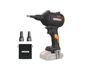 Soffiatore Compressore Brushless portatile Worx WX099.9 20V Nero-arancio
