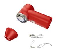 Soffiatore d'aria compatto senza fili portatile da 88 mm, ad alta velocità del vento, 20 m/s, portatile per una facile rimozione della neve e gonfiaggio ha bisogno di soffiatore a velocità regolabile