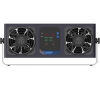 Soffiatore d'aria ionizzante a doppia testa, eliminatore statico da tavolo con 6 modelli di allarme e funzione di pulizia automatica, volume d'aria 180 CFM e area del flusso d'aria 40cmx150cm/60x120cm