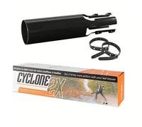 Soffiatore d'aria per soffiare, booster del flusso d'aria per ventilatore, estensione dell'ugello turbo aumenta velocità e potenza per la pulizia di cortile, prato e vialetto (nero)