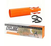 Soffiatore d'aria per soffiare, booster del flusso d'aria per ventilatore, estensione dell'ugello turbo aumenta velocità e potenza per la pulizia di cortile, prato e vialetto (arancione)