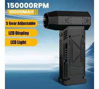 Soffiatore d'aria portatile 150000 giri/min ideale per pulizia auto e attivit