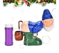 Soffiatore Di Bolle Bomba,Creatore Di Bolle Di Gnomi Birichini Con Luci E Musica | Gioco Interattivo Per Bambini 3 6 Anni | Per Picnic Camera Festa All Aperto Raduno Bagno Matrimonio