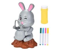 Soffiatore Di Bolle Di Coniglietto Di Pasqua - Produttore Automatico Di Coniglio | Giocattolo Artigianale Di Pittura DIY | Design A Prova Di Perdita Attività All'aperto | Regalo Di Festa Estiva