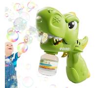 Soffiatore Di Bolle - Generatore di Bolle a Forma di Dinosauro | Soffiatore Automatico A Batteria, Giocattoli Estivi Per Bambini E Bambine Da Interno Ed Esterno
