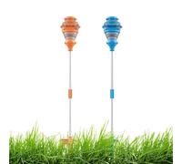 Soffiatore di bolle motorizzato, dispositivo a batteria, gadget da esterno da 36,22 pollici con flusso continuo, macchina divertente, lanciabolle con design colorato, giocattolo di attività per parchi